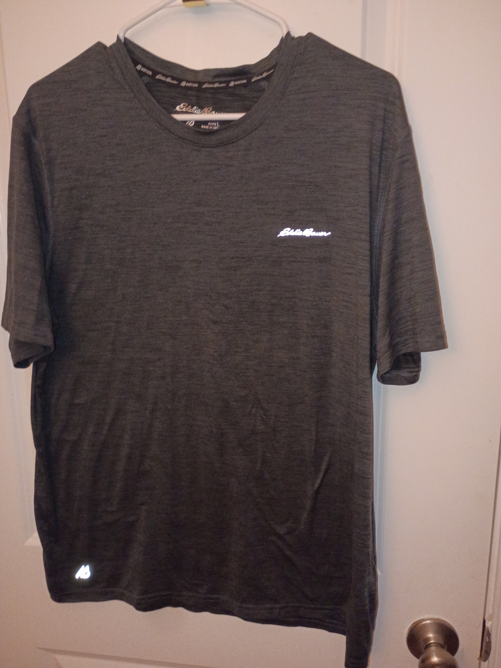Eddie Bauer Men's Short Sleeve Crew Tee - Charcoal